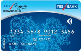 Yes Bank Prosperity rewards plus credit card